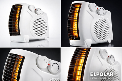 2000/1000 Watts Room Heater with Adjustable Thermostat (ISI certified, White colour, Ideal for small to medium room/area)