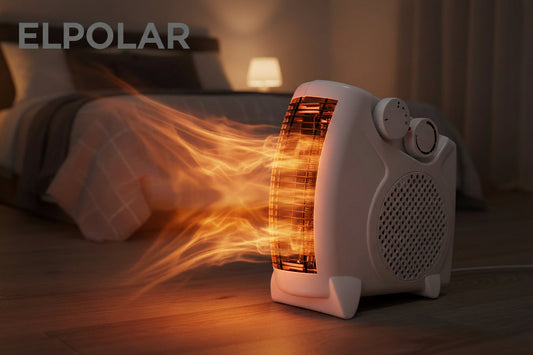 2000/1000 Watts Room Heater with Adjustable Thermostat (ISI certified, White colour, Ideal for small to medium room/area)